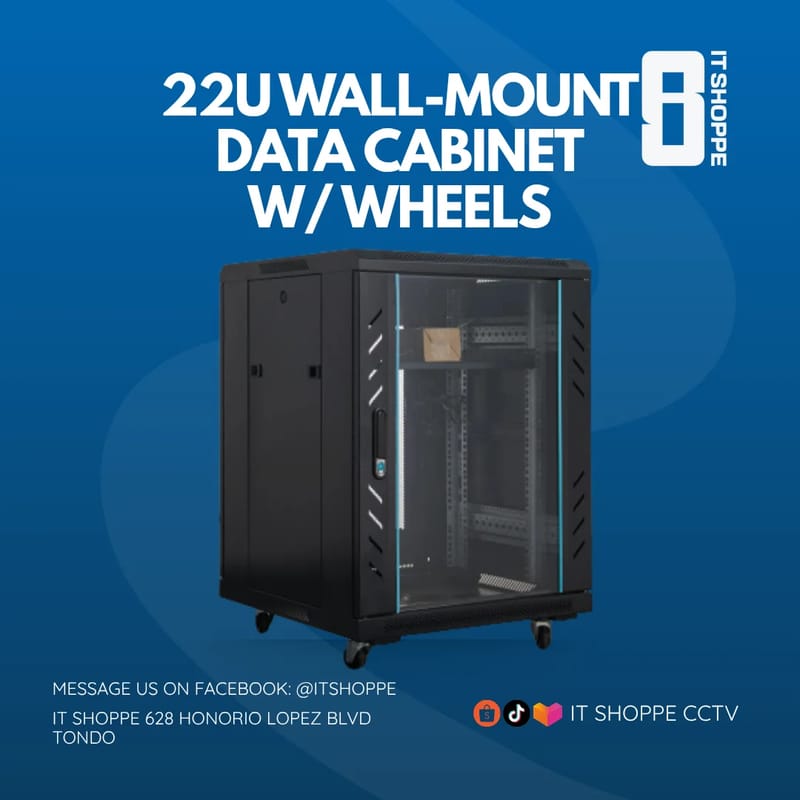 Data Cabinet 22U w/ Shelf – Data Cabinets