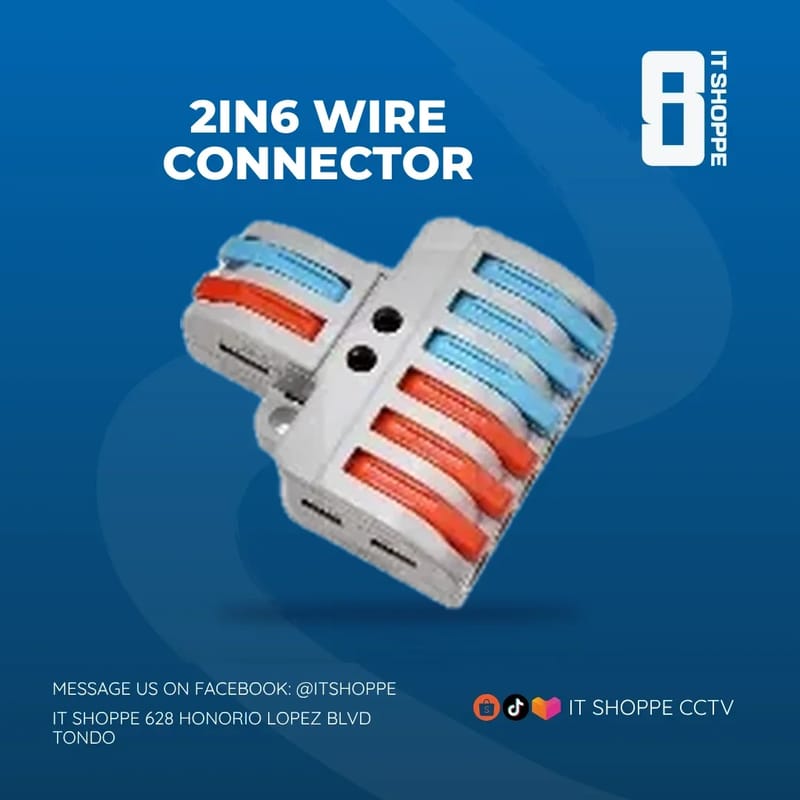2in6 Wire Connector – CCTV Connectors & Baluns