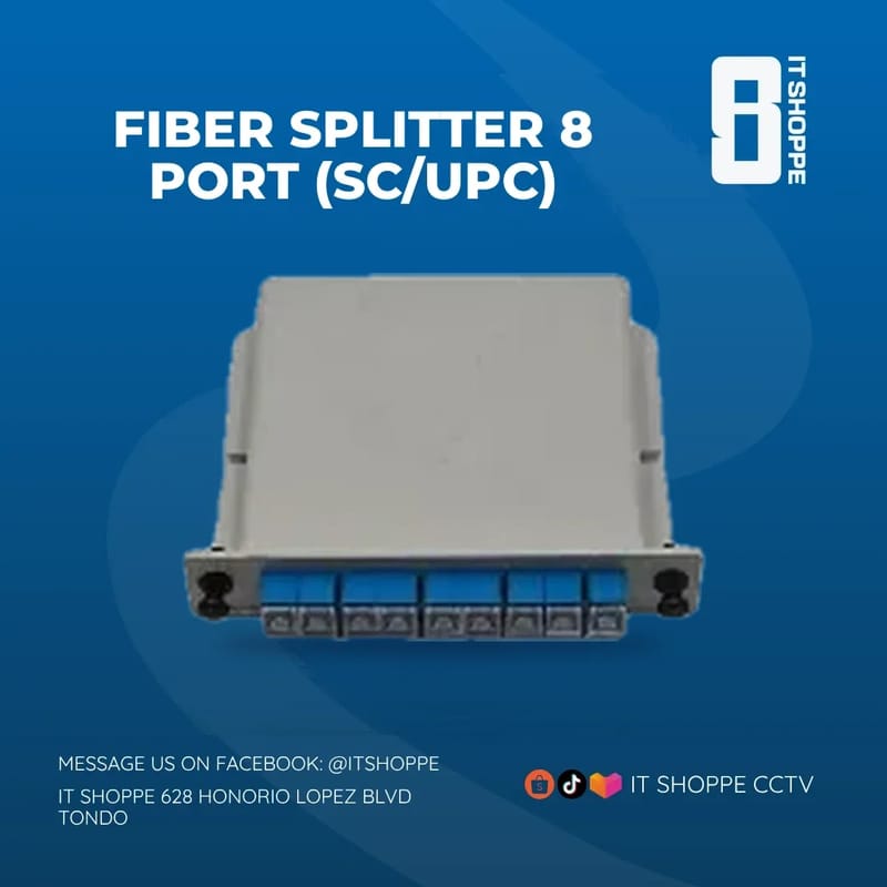 Fiber Splitter 8 Port (SC/UPC) – Fiber Optic