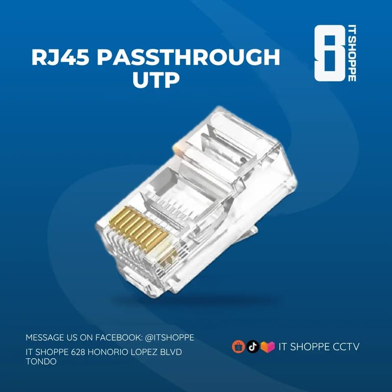 RJ45 Passthrough UTP – Network Accessories