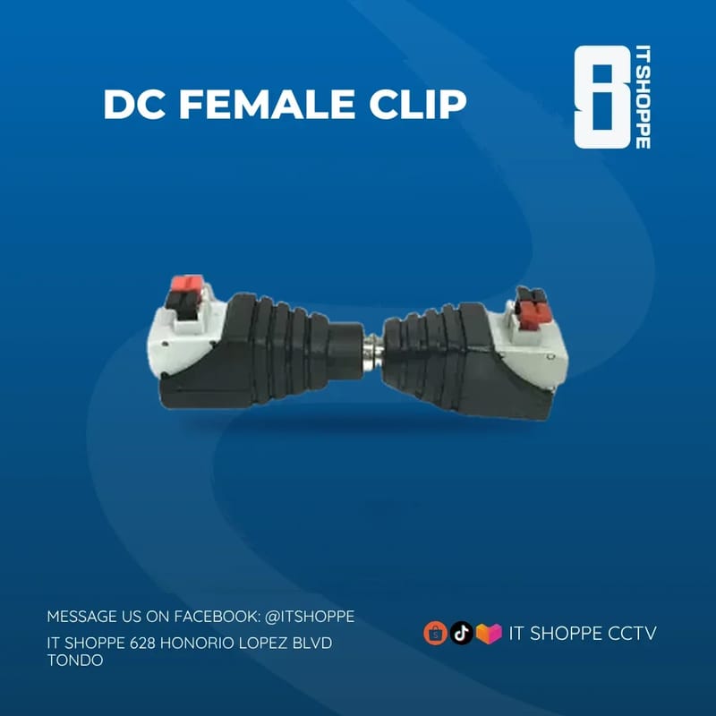 DC Female Clip – CCTV Connectors & Baluns