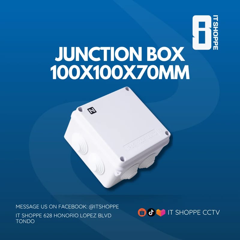 IP65 Weatherproof CCTV Junction Box 100x100x70mm – Junction Box & Metal Enclosures