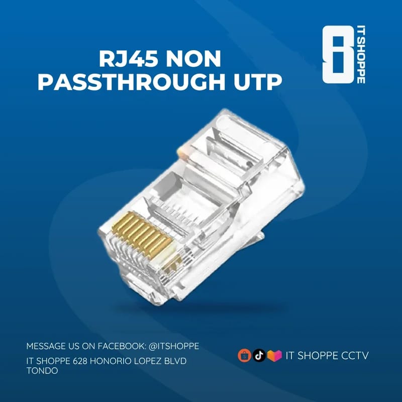 RJ45 Non Passthrough UTP – Network Accessories