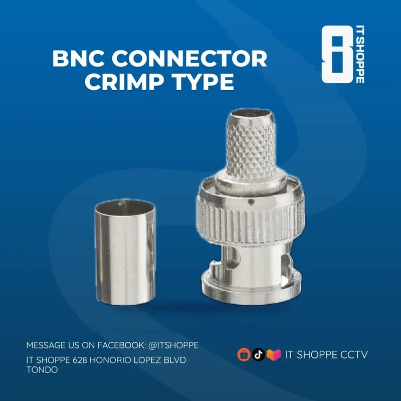 BNC Connector Crimp Type – CCTV Connectors & Baluns