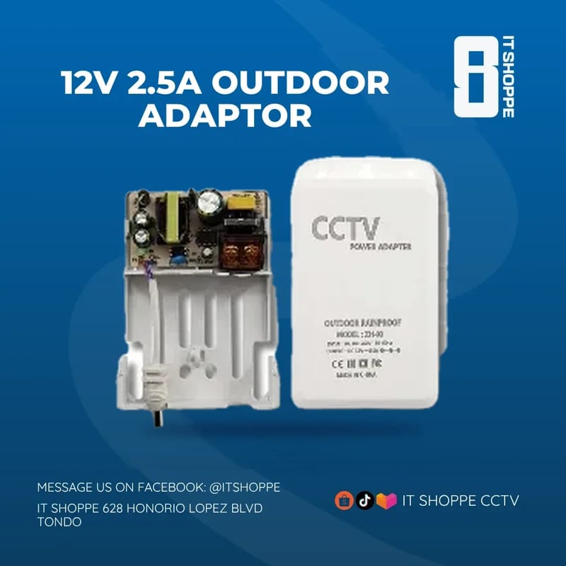 12V 2.5A Outdoor Adaptor – Power Supplies
