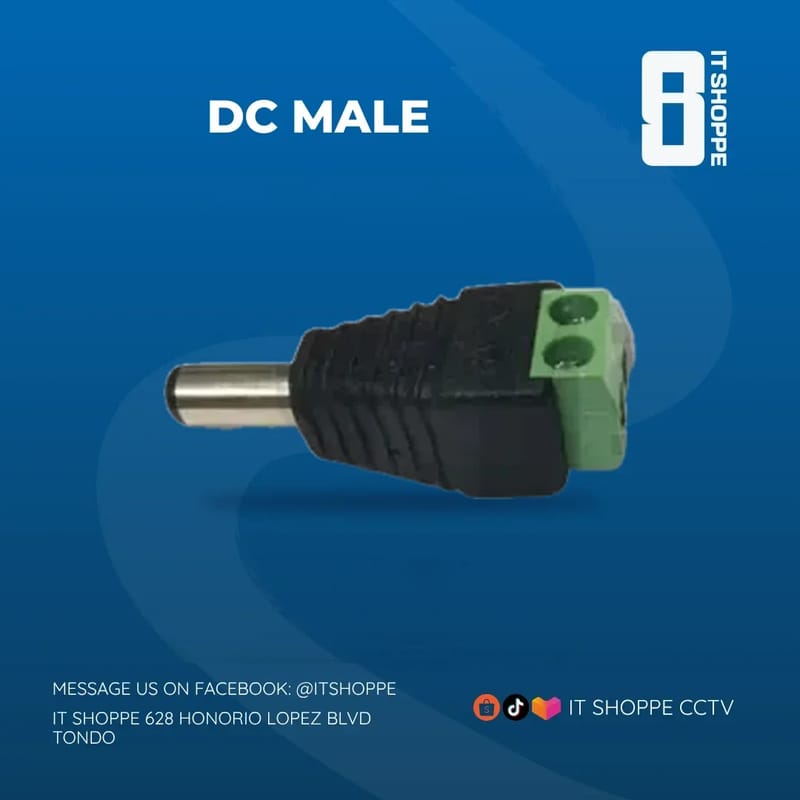 DC Male – CCTV Connectors & Baluns