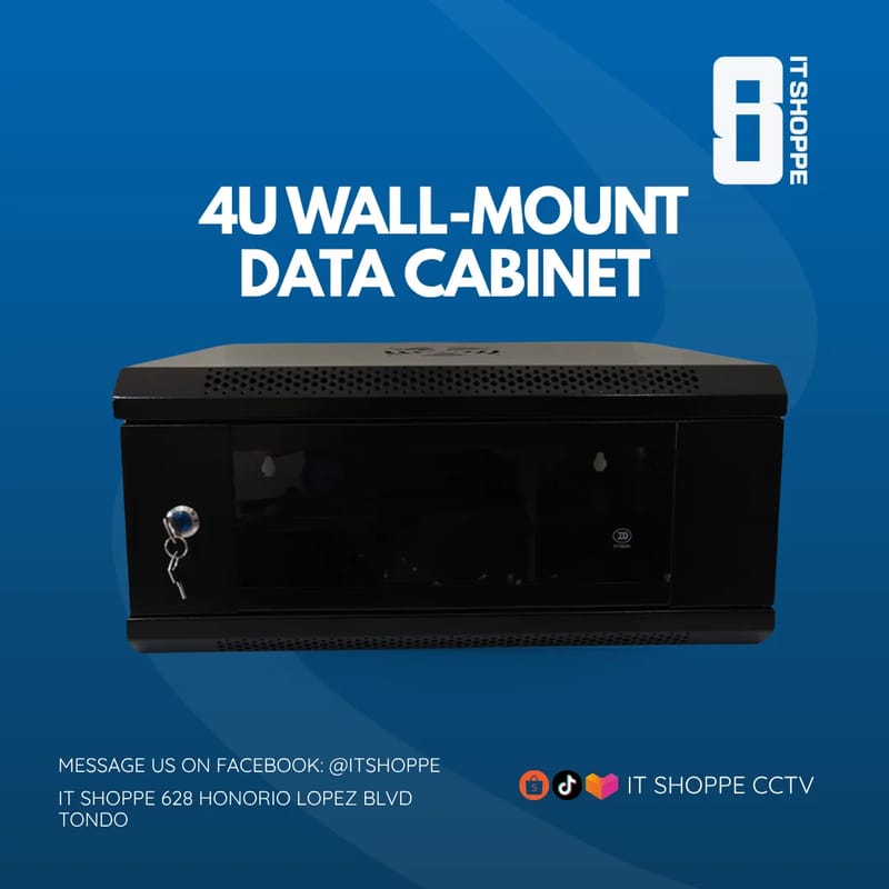 Data Cabinet 4U w/ Shelf – Data Cabinets