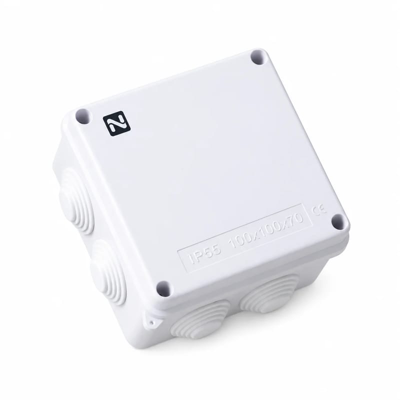 IP65 Weatherproof CCTV Junction Box 100x100x70mm – Junction Box & Metal Enclosures (photo 4)