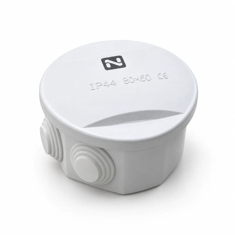 IP65 Weatherproof 80x50mm Junction Box – Junction Box & Metal Enclosures (photo 3)
