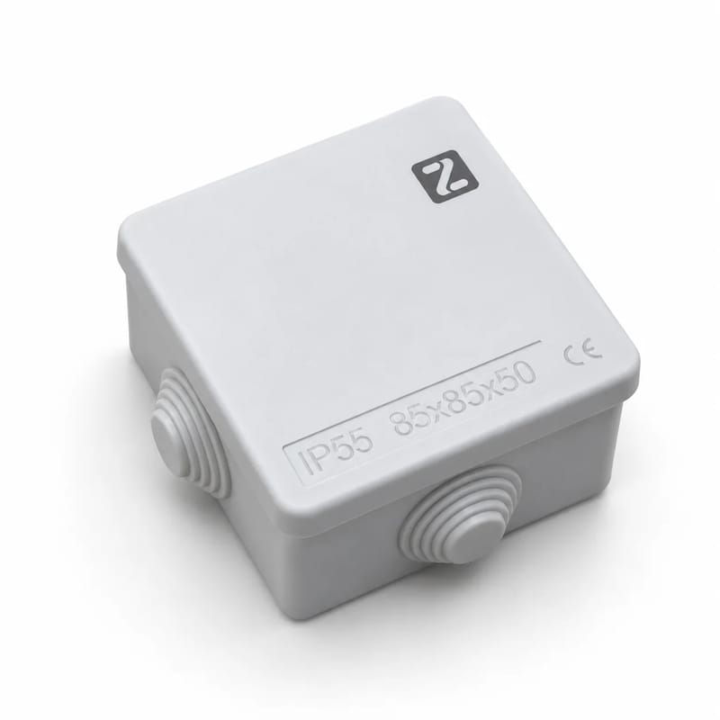IP65 Weatherproof 85x85x50mm Junction Box – Junction Box & Metal Enclosures (photo 3)