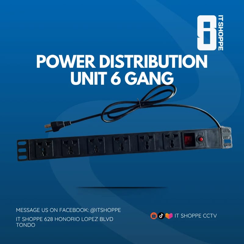 PDU 6 Gang Plastic – PDU