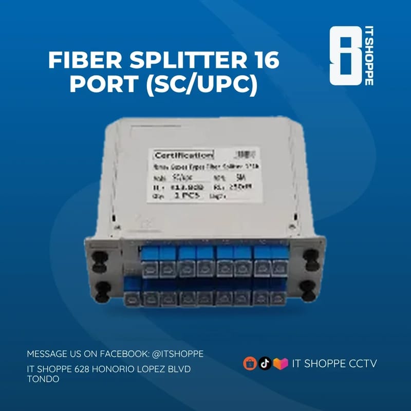 Fiber Splitter 16 Port (SC/UPC) – Fiber Optic