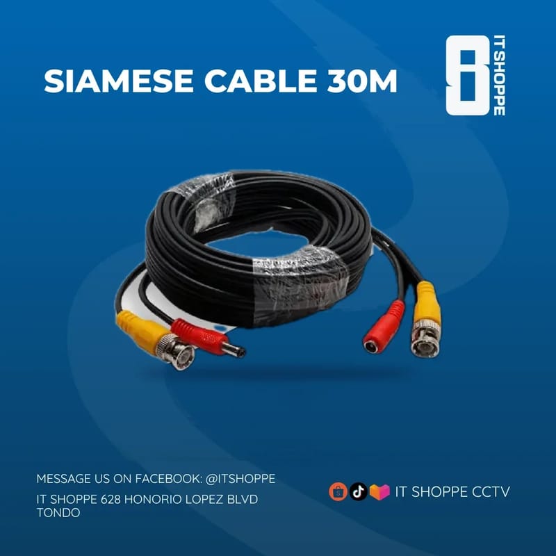 Siamese Cable 30m – Cables