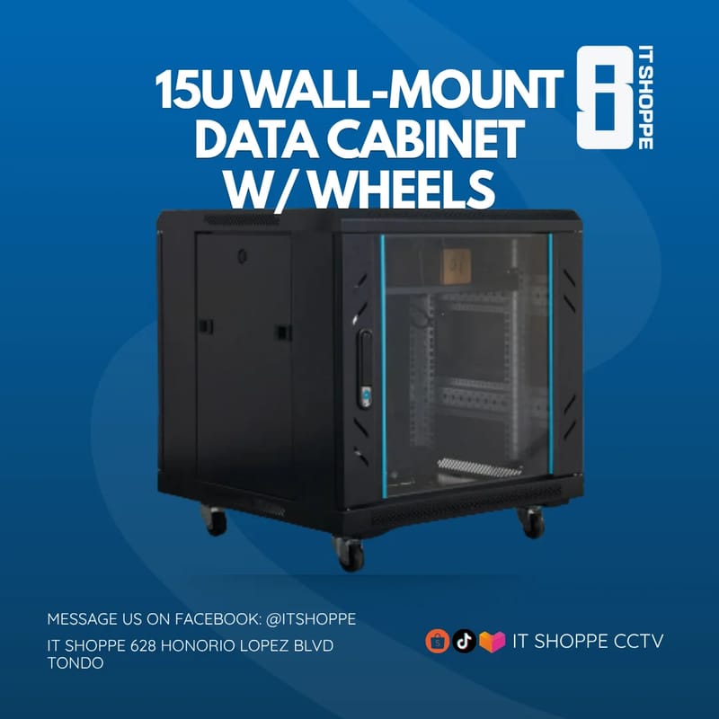 Data Cabinet 15U w/ shelf – Data Cabinets