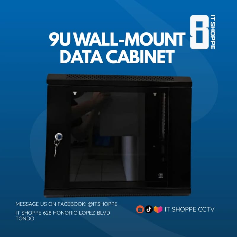 Data Cabinet 9U w/ Shelf – Data Cabinets