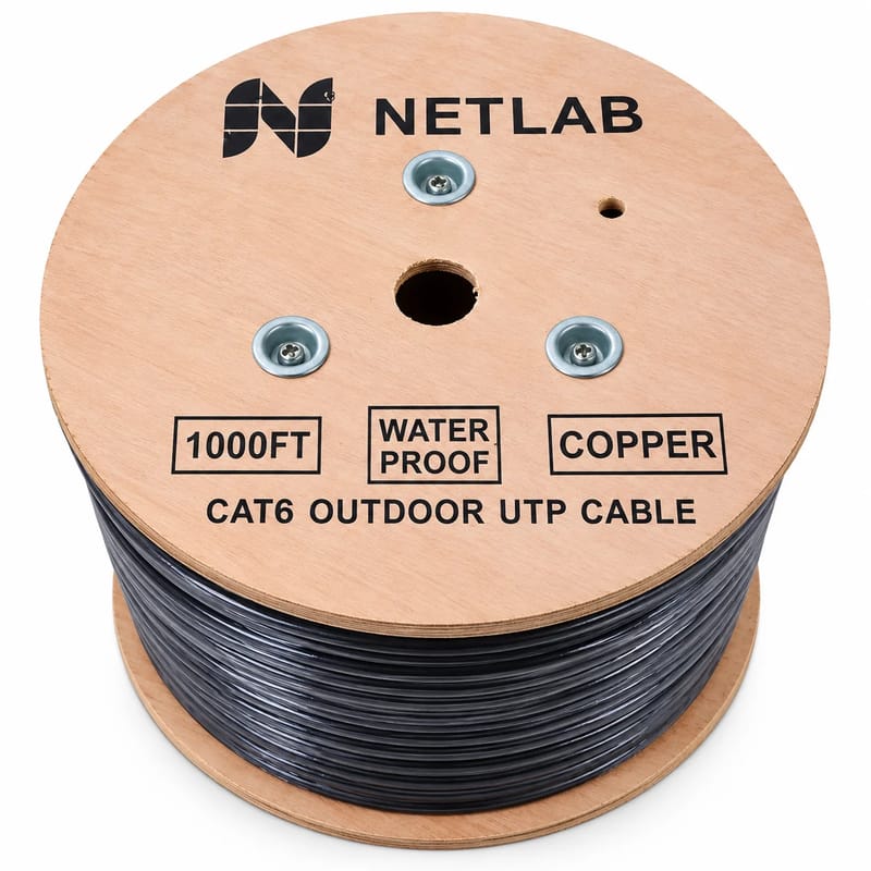 Cat6 Outdoor 305m 23 AWG Pure Copper Black – Cables (photo 2)