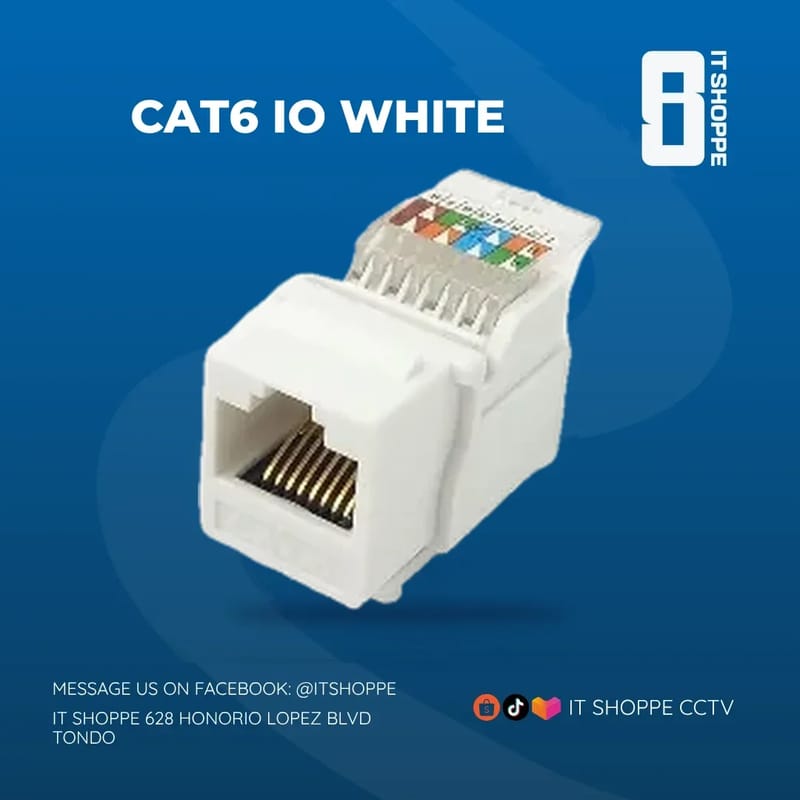 Cat6 IO White – Network Accessories
