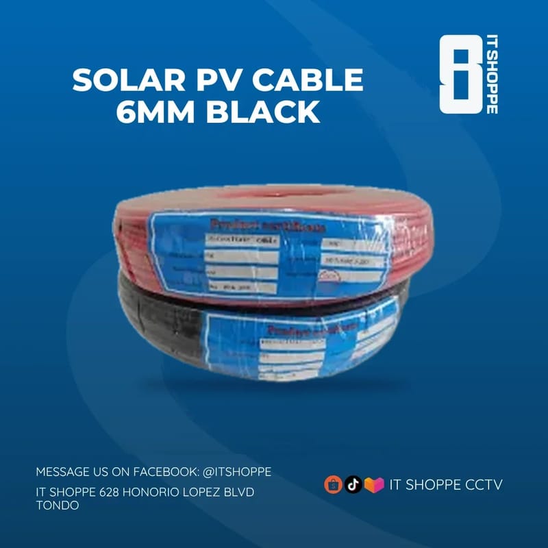 Solar PV Cable 6mm Black – Solar Cables & Accessories