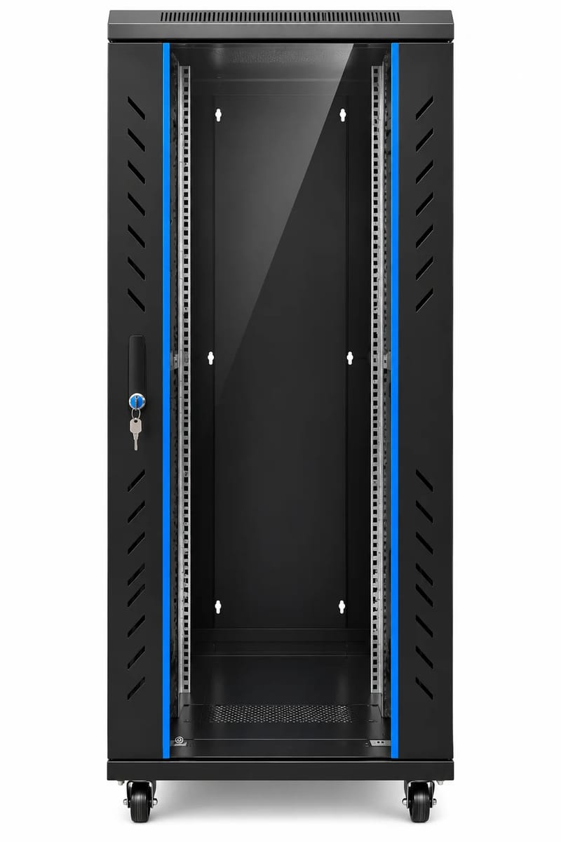Data Cabinet 42U w/ shelf (1000mm Depth) – Data Cabinets (photo 2)