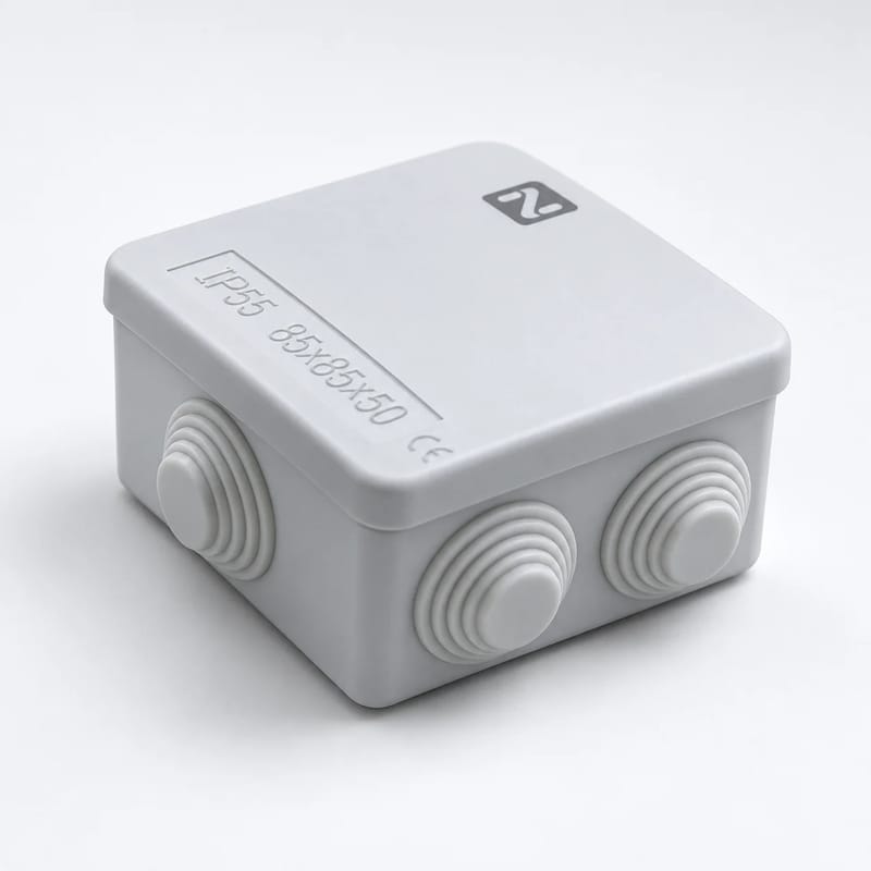 IP65 Weatherproof 85x85x50mm Junction Box – Junction Box & Metal Enclosures (photo 2)