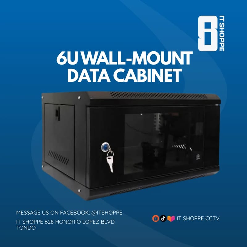 Data Cabinet 6U w/ Shelf – Data Cabinets