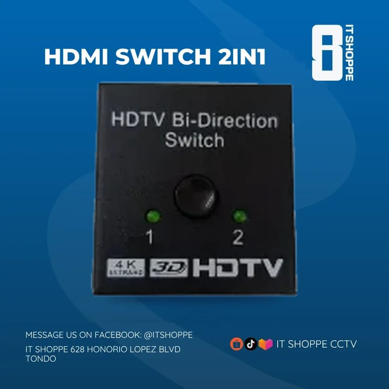 HDMI Switch 2in1 – HDMI & Splitters