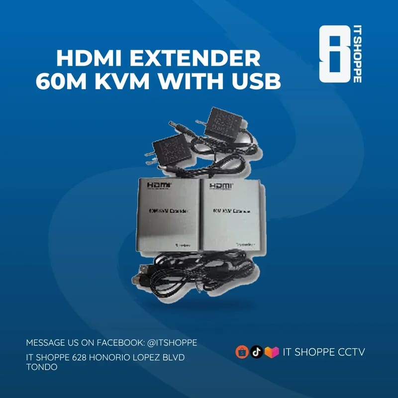HDMI Extender 60m KVM with USB – HDMI & Splitters