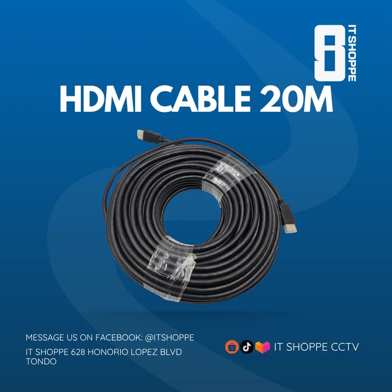 HDMI Cable 20M – HDMI & Splitters