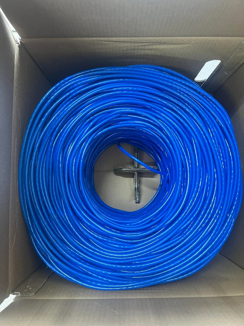 Cat6 Indoor 305m 23 AWG Pure Copper Blue – Cables (photo 2)