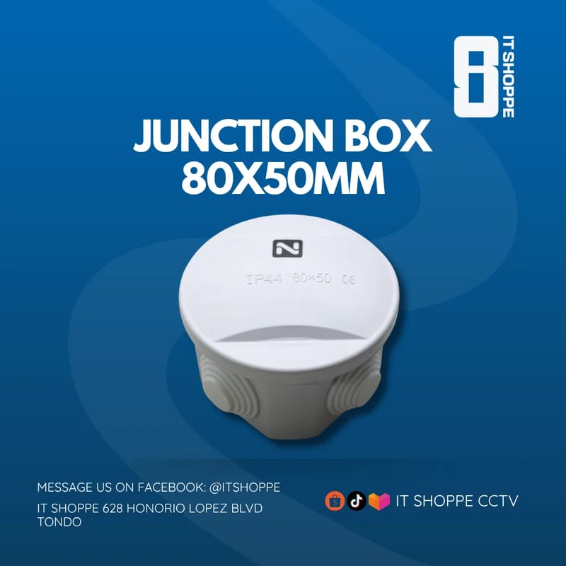 IP65 Weatherproof 80x50mm Junction Box – Junction Box & Metal Enclosures