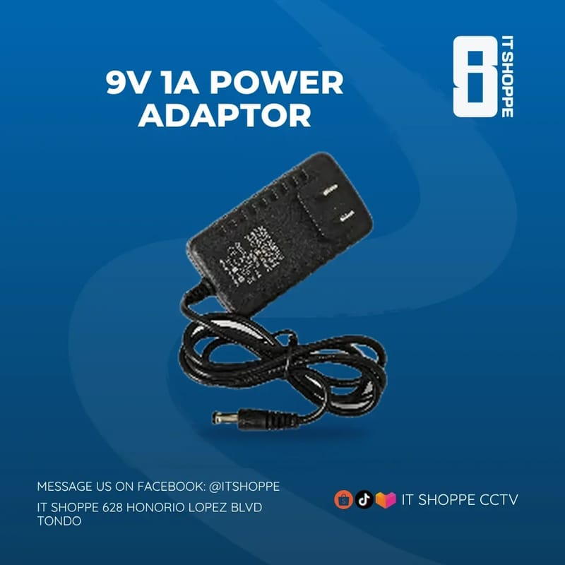 9V 1A Power Adaptor – Power Supplies